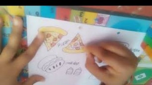 'How to Draw junk food drawing easy step by step . fast food drawing.'