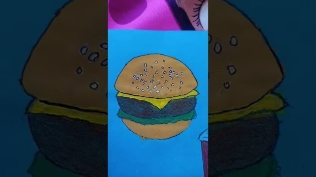 'Jum food drawing easy and simple 