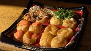 'Four variety set Takoyaki-Japanese street food'