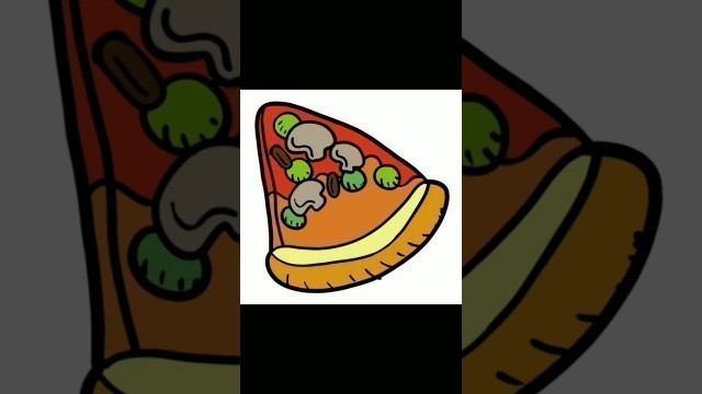 'fast food drawing | food drawing | drawing food | how to draw food | junk food drawing'