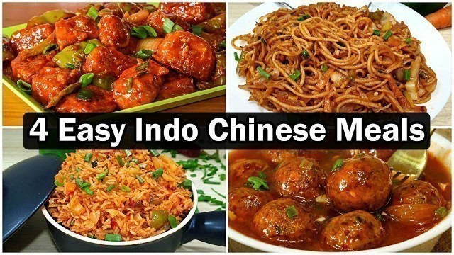 '4 Quick & Easy Indo Chinese Recipes - Chinese Meal Recipes | Kanak\'s Kitchen'