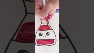 'Kawaii #viral fast food drawing ketchup #shorts'