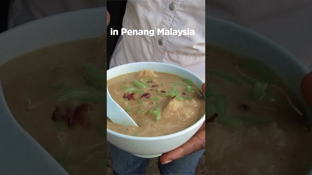 'Surprising Cendol Iced-Dessert in Penang Malaysia #shorts'