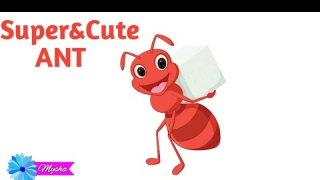 'super and cute ant carrying food drawing /How to draw ant carrying food | #shorts #ytshorts'