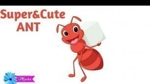 'super and cute ant carrying food drawing /How to draw ant carrying food | #shorts #ytshorts'