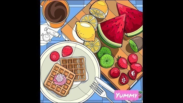 '# yummy#food#drawing'