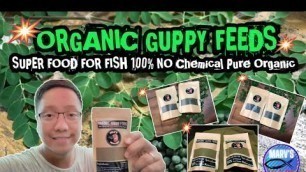 'ORGANIC GUPPY FEEDS - Super Food for Fish 100% NO Chemical Pure Organic'