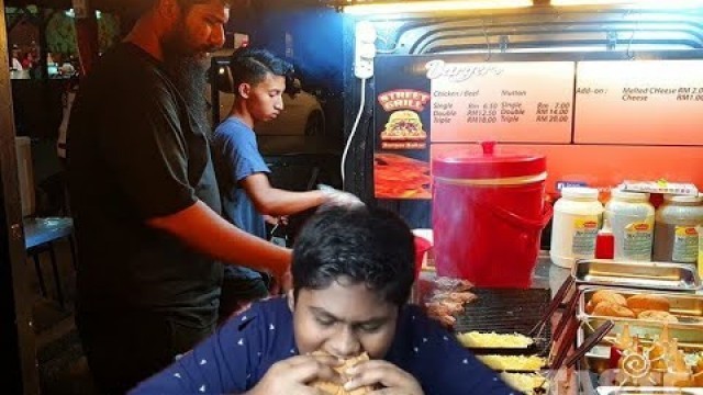 'street grill burger penang (mukbang malaysia)'