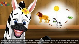 'Young Zebra Food Chain - Children’s Bedtime Story'