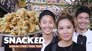 'Pro Chefs Tour Seoul\'s Legendary Korean Street Food Market | Snacked'