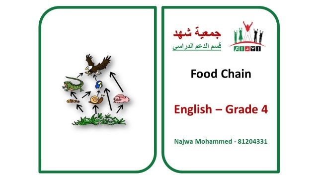 'Ibda3 - GR4 - English - Food Chain'