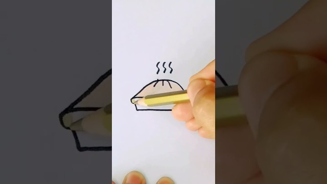 'HOW TO DRAW KAWAII FOOD/KAWAII FOOD DRAWING/SHORTS/FYP/FOR YOU PAGE/FYP VIRAL/SOLEIL ARTCRAFT'