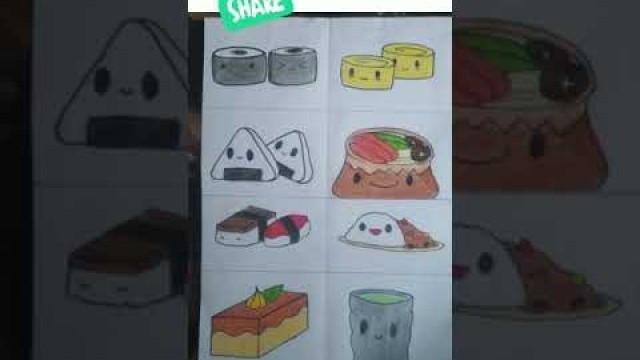 'Kawaii korean food drawing 