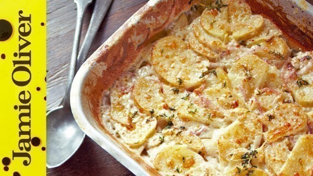 'Jamie\'s Quick Potato Dauphinoise'