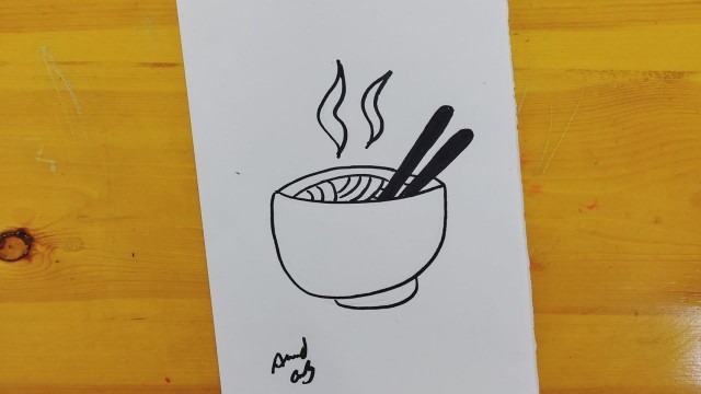 'رسم سهل || رسم طعام || easy drawing || food drawing'