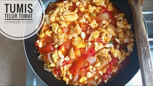 'TUMIS TELUR TOMAT ( 炒雞蛋番茄 ) Menu Sarapan Simple ala Chinese Food Taiwan #shorts'