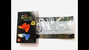 'Unboxing Royal fish food। Breeding feed for guppy. । Premium quality Food'