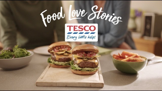 'Tesco Food Love Stories | Olly\'s \'Thank You\' Finest Burgers.'