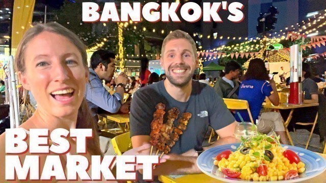 'Eating Thai Food at our Favorite Night Market (❌NOT Jodd Fairs❌) in Bangkok, Thailand: Ratchayothin'