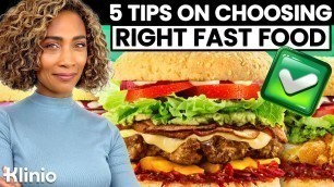 '5 Tips for Ordering Diabetes-Friendly Fast Food'