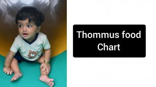 'Thommus food chart'