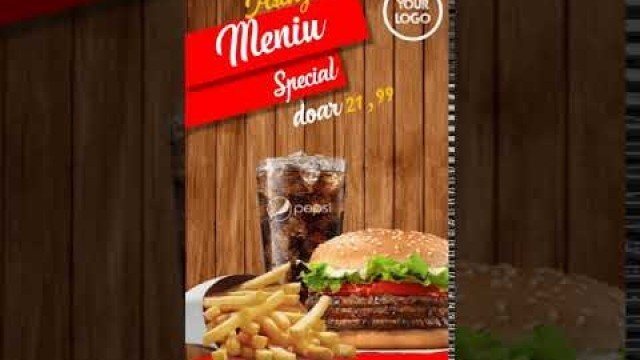 'Digital Signage HypnoScreen - Promovare Meniu Fast Food'