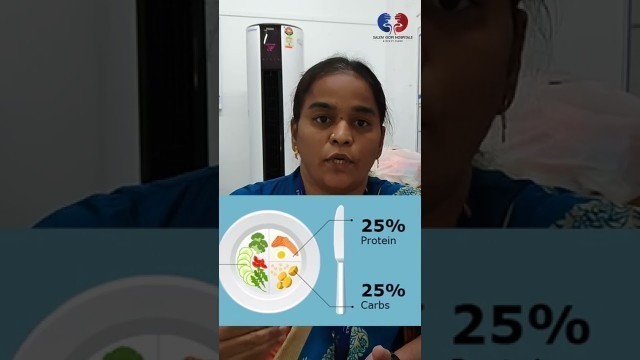 'Diabetes patients food plate #shorts #food #diabetes'