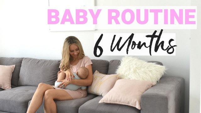 'BABY ROUTINE (6 months old) | Krissy Ropiha'