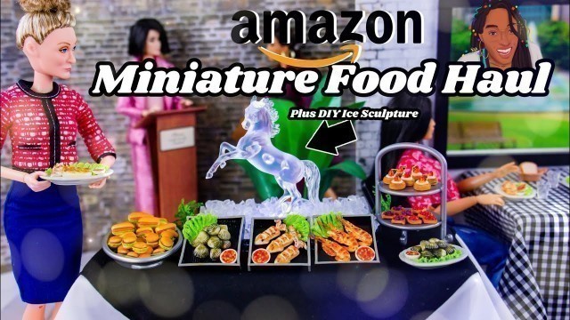 'Unbox Daily: Amazon Miniature Food Haul PLUS Mini Ice Sculpture DIY'