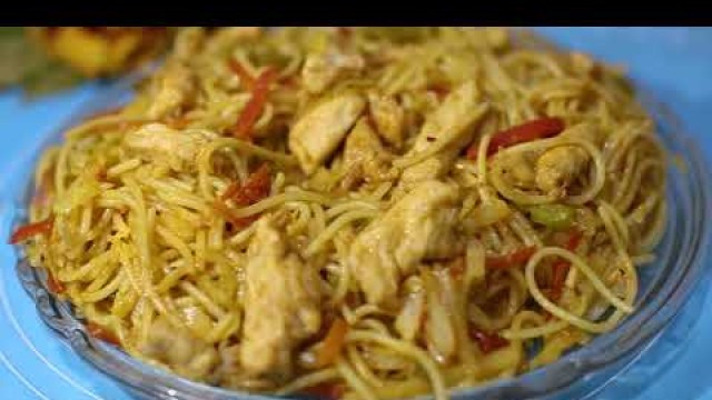 'chicken chow mein restaurant style recipe by food diary with muskan.'