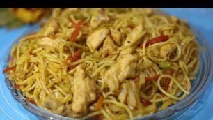 'chicken chow mein restaurant style recipe by food diary with muskan.'