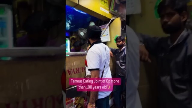 'Famous Street Food Joint of Cp Delhi more than 100 years old #shots #youtubeshorts #shotsviral'