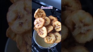 'Banana Chips mention your favorite food in comments also subscribe my YouTube channel Ma Food secret'