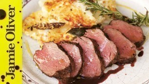 'Pan Roasted Venison - Jamie at Home'