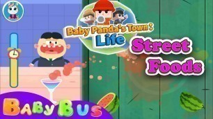 'Babybus Street Food | For Teaching | Awesome Video Game Play | Education game'