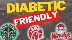 'Top 5 Diabetic Friendly Fast Food Options That Wont Spike Your Blood Sugar!'