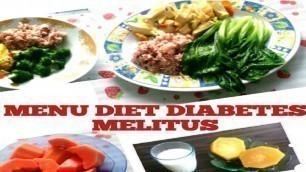 'Menu Diet Diabetes Melitus'
