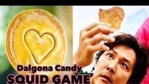 'Korean Streetfood - 추억의 달고나 만들기 | Squid Game Korean Sugar Candy (Dalgona)'