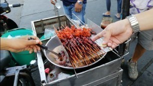 'Philippines Street Food - Bopis and Litid on a stick!!'