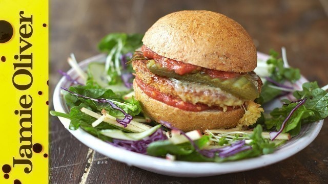 'Super Food Tofu Burger | Jamie Oliver'