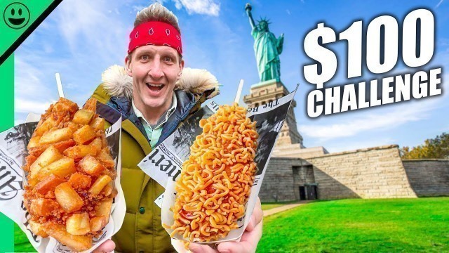 '$100 NYC Street Food Challenge!! Say Goodbye To Your Money!!'