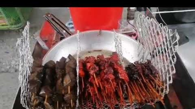 'PHILIPPINES STREET FOOD - BOPIS LITID ARE CHOPPED AND FRIED DOS KWATRO one  Filipinos favorite'