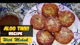 'Aloo Tikki Recipe | Crispy And Tasty Kabab By Mehak Foods'