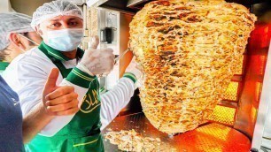 'EXTREME 100KG Shawarma in Dubai - Dubai\'s BIGGEST SPINNING MEAT!!!'