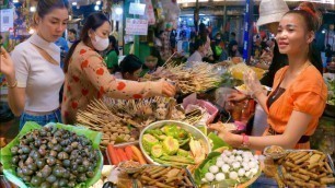 'Best Cambodian street food 2023 | Delicious Hot Pork, Snail, Noodles, Spring Rolls & More'