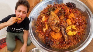 'BEST West African Food!! ORIGINAL JOLLOF RICE in Senegal, Africa!! (Don’t Miss It!!)'