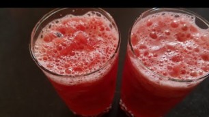 'Refreshing Homemade Watermelon Juice | Summer Special Juice Recipe By | Mehak Foods'