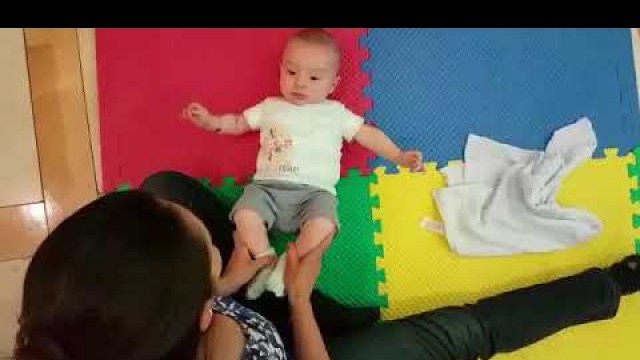 'Short baby yoga routine for 6 month old baby'