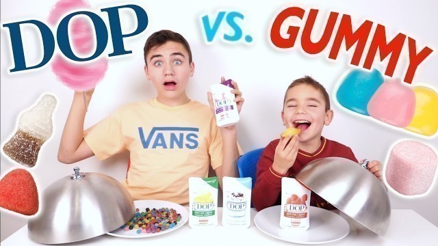 'DOP VS GUMMY FOOD CHALLENGE - Gel Douche ou Bonbons ?'