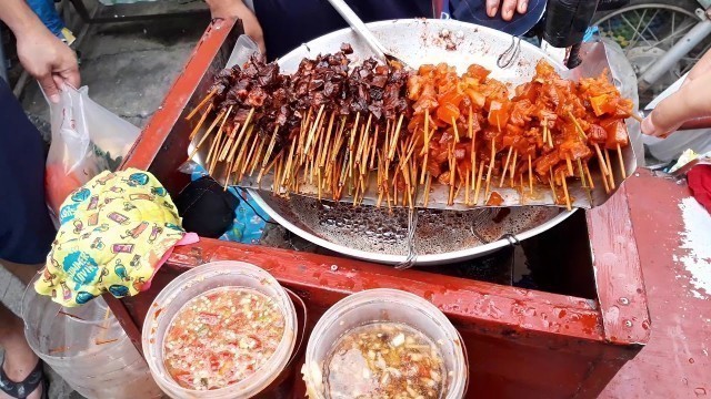 'Bopis on stick Filipino Street Foods'